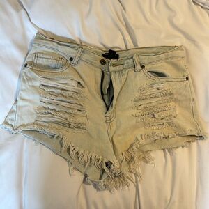 Light wash Jean shorts